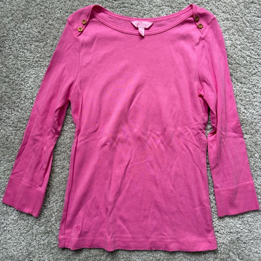 Lilly Pulitzer Pink Long Sleeve Top